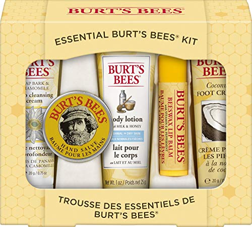 Burts-Bees-Gift-Set-5-Essential-Products-Deep-Cleansing-Cream-Hand-Salve-Body-Lotion-Foot-Cream-Lip-Balm-Travel-Size-0.jpg